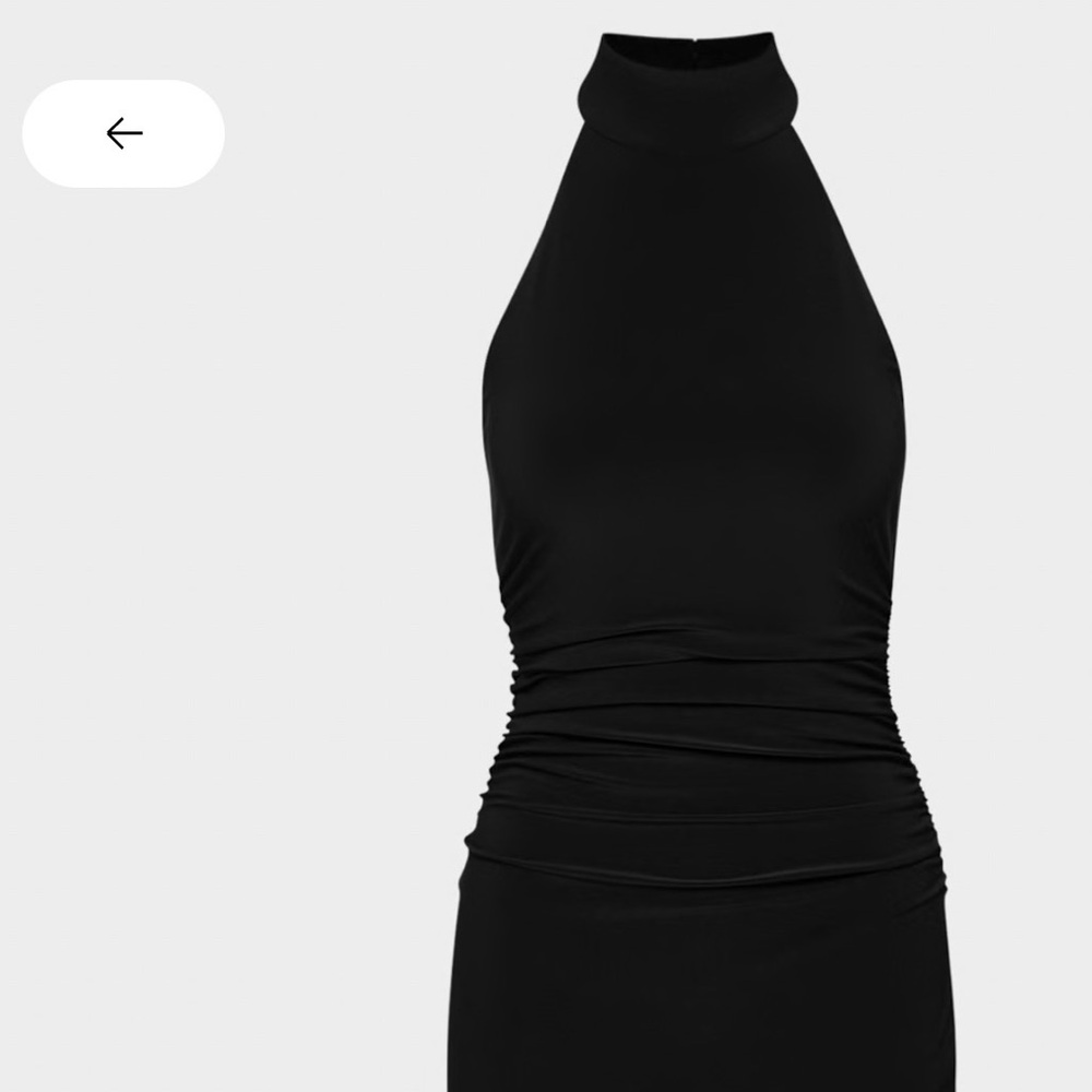 Wilfred Strapless Black Dress